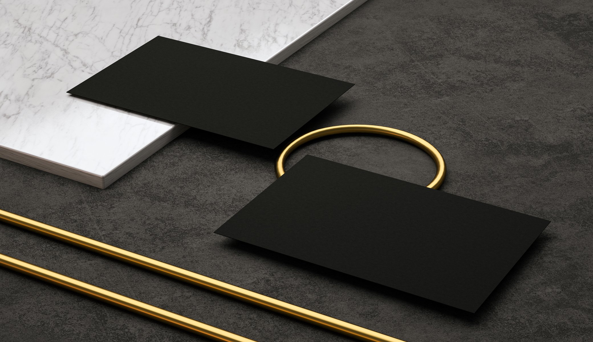 Elegant Business Cards Mockup 